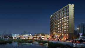 大连庄河麒麟将军商业广场项目位于庄河市南部新城